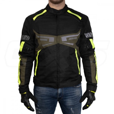 Chaqueta para moto armad gear Pool black maxdura impermable1