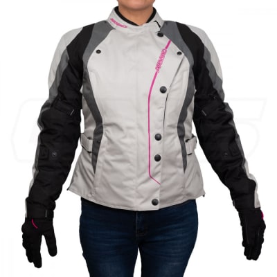 Chaqueta para moto armad gear vived mujer maxdura impermeable1
