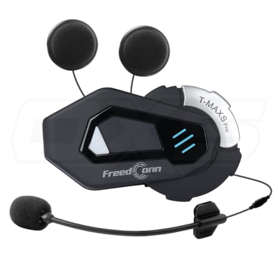 Manos libres bluetooth freedconn t-max s pro para casco moto intercomunicador y radio fm