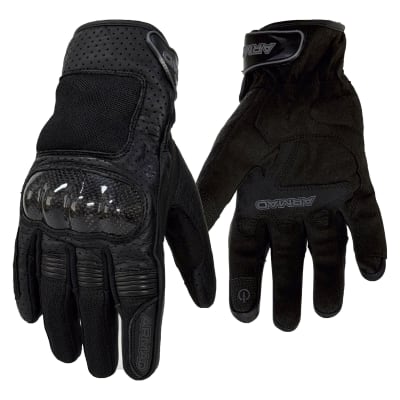 Guantes para moto armad gear lite touch protecciones1