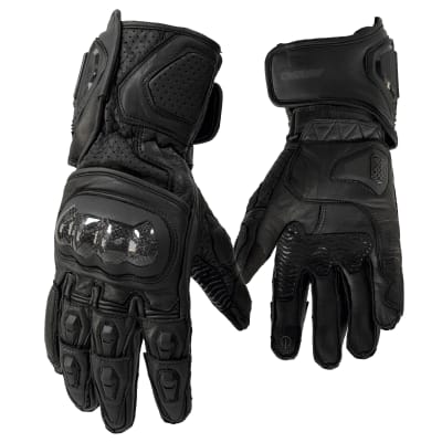 Guantes para moto armad gear range cuero largos1