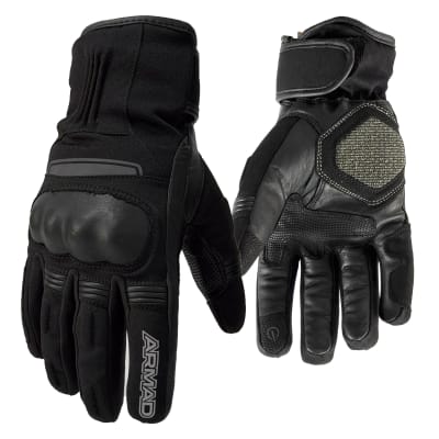 Guantes para moto armad gear rain invierno touch