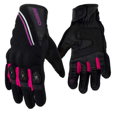 Guantes Para Moto Armad Gear Roma Mujer Touch