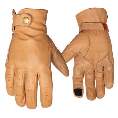 Guantes para moto armad gear win cafe racer2