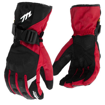 Guantes para moto largos madbike mad68 con protecciones touch invierno rj1