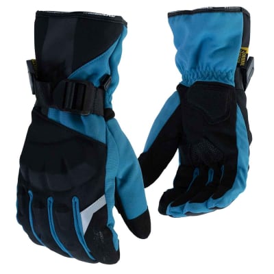 Guantes para moto largos madbike mad68 con protecciones touch invierno tq