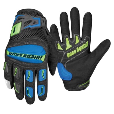 Guantes para moto ones again mg02 azul