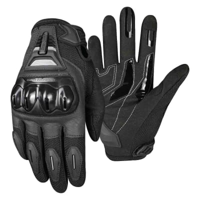 Guantes para moto ones again mg07 con protecciones touch1