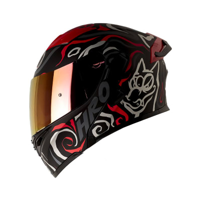 Casco Moto Hro 3400dv randomer ng rj Abatible Sun Visor Certificación Dot1