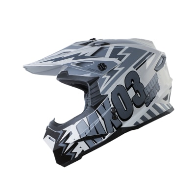 Casco moto hro MX03 Scribble gr enduro motocross offroad