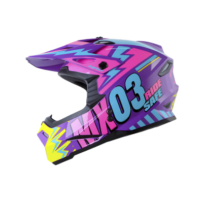 Casco moto hro MX03 Scribble mr fc enduro motocross offroad
