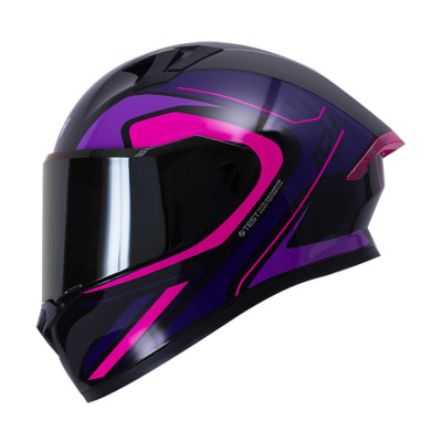 Casco moto ich 503 full fc sm integral certificación dot qr