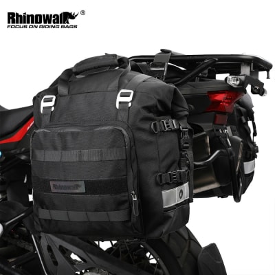 Bolso lateral para moto rhinowalk MT2040 25 litros impermeable