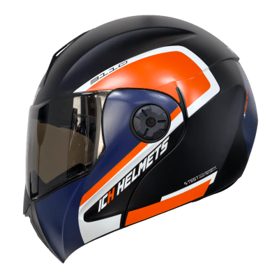 Casco moto ich 3110 xpacer nj abatible con sun visor certificación dot