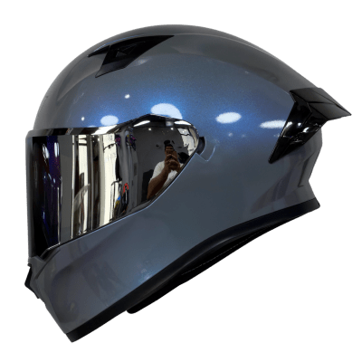 Casco moto ich 503 solid camaleon gr integral certificación dot qr1
