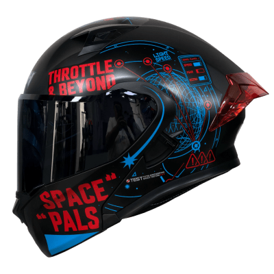Casco moto ich 3120 infinity rj abatible con sun visor certificación dot1