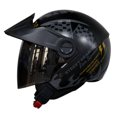 Casco moto ich 102 fuel racer do abierto con viscera urbano