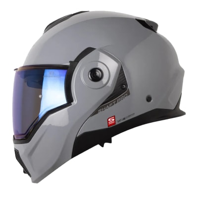 Casco moto shaft pro 4160 move solid gr.m az abatible dual