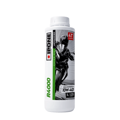 Aceite moto ipone r4000 rs 10w40 4t semi sintetico