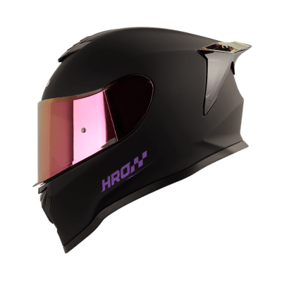 Casco moto hro 506 solid mr integral norma DOT