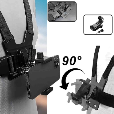 Kit Arnes con Soporte para camara gopro y celular pechera X-4-7