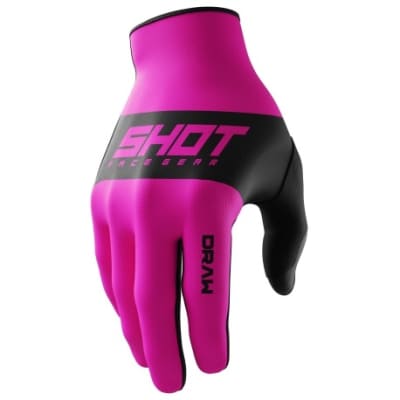 Guantes moto shot draw sky pink motocross enduro