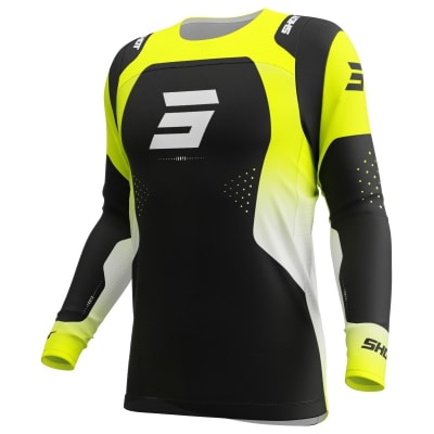 Polera moto shot contact oinyx neon yellow motocross enduro1