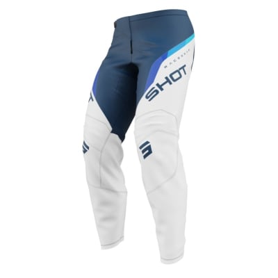 Pantalon moto shot draw kid daytona blue motocross enduro niño1