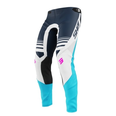 Pantalon moto shot aerolite sprint blue motocross enduro