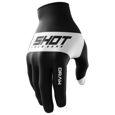 Guantes moto shot draw kid sky black motocross enduro niño