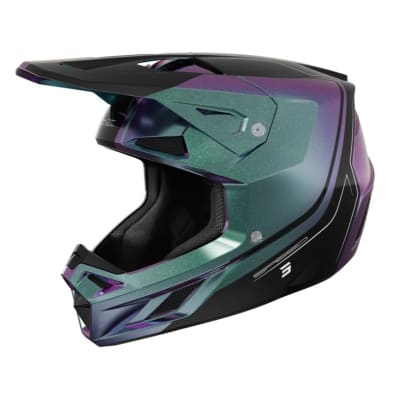 Casco moto shot speed fury camaleon glossy motocross enduro1