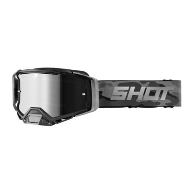 Antiparras moto Shot core shadow grey matt motocross enduro