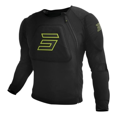 Jofa moto shot vest prime black neon yellow motocross enduro