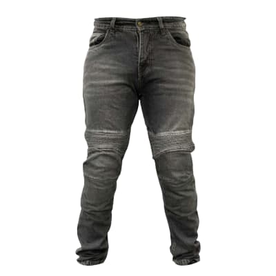 Pantalon jeans moto armad gear over gris kevlar1