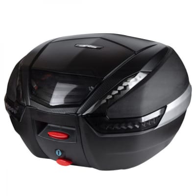 Maleta Moto Top Case 4rs E62 38 Litros Con Luz Led Carbon