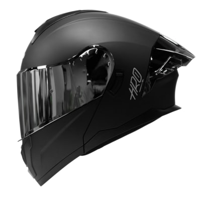 Casco moto hro 3480dv evo solid n.m sl abatible con sun visor dot1