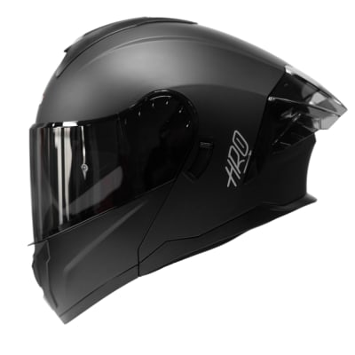 Casco moto hro 3480dv solid ng sm mate abatible con sun visor dot1