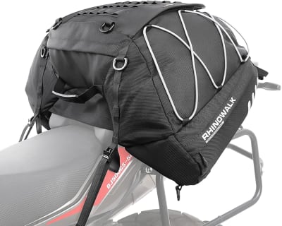 Bolso de cola para moto Rhinowalk MT3550 expandible de 35 a 50 litros impermeable