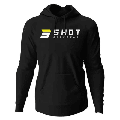 Poleron con gorro shot team black