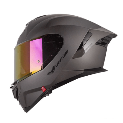 Casco moto shaft pro 609 venom solid gr.os ng integral