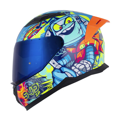 Casco moto shaft 549sp doom bots az.b az integral1