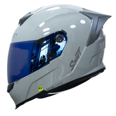 casco moto shaft 502sp solid nardo gray integral normal dot acreditado