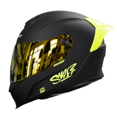 casco moto shaft 502sp solid ng neon yellow integral normal dot acreditado
