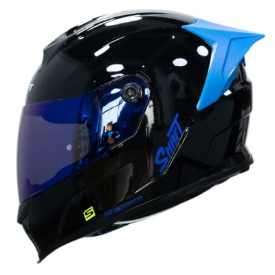 casco moto shaft 502sp solid ng azul integral normal dot acreditado1
