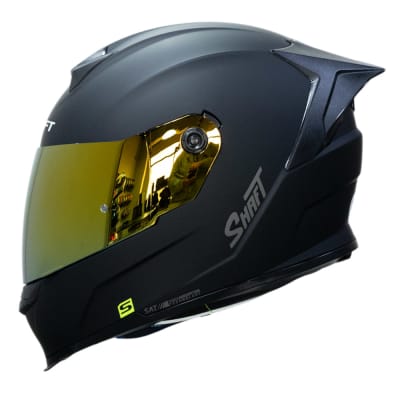 Casco moto shaft 502sp solid ng gold integral normal dot acreditado1
