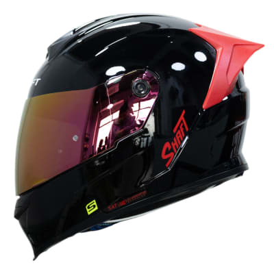 casco moto shaft 502sp solid ng rojo integral normal dot acreditado