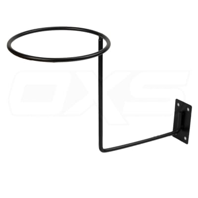 Soporte porta casco moto bicicleta tipo aureola pared2