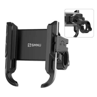 Soporte celular smnu f1 para manillar moto ajustable one click