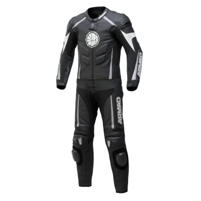 Traje mono cuero moto armad 2 piezas competición1