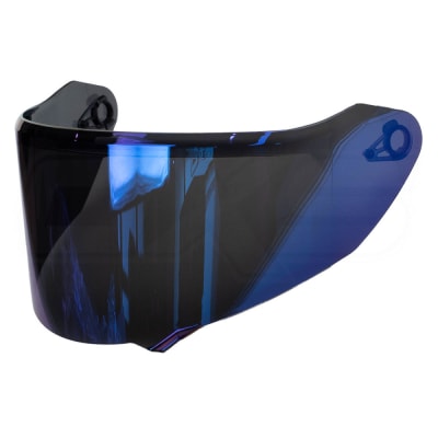 Visor mica de repuesto para casco moto ich 3120 / 503 iridium azul